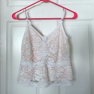 abercrombie and fitch Lace-Trim Cami